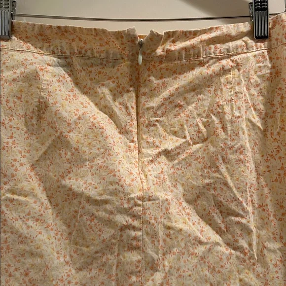 American Eagle Outfitters stretch Floral boxy preppy Skirt pockets/zip back 10 - Picture 3 of 12